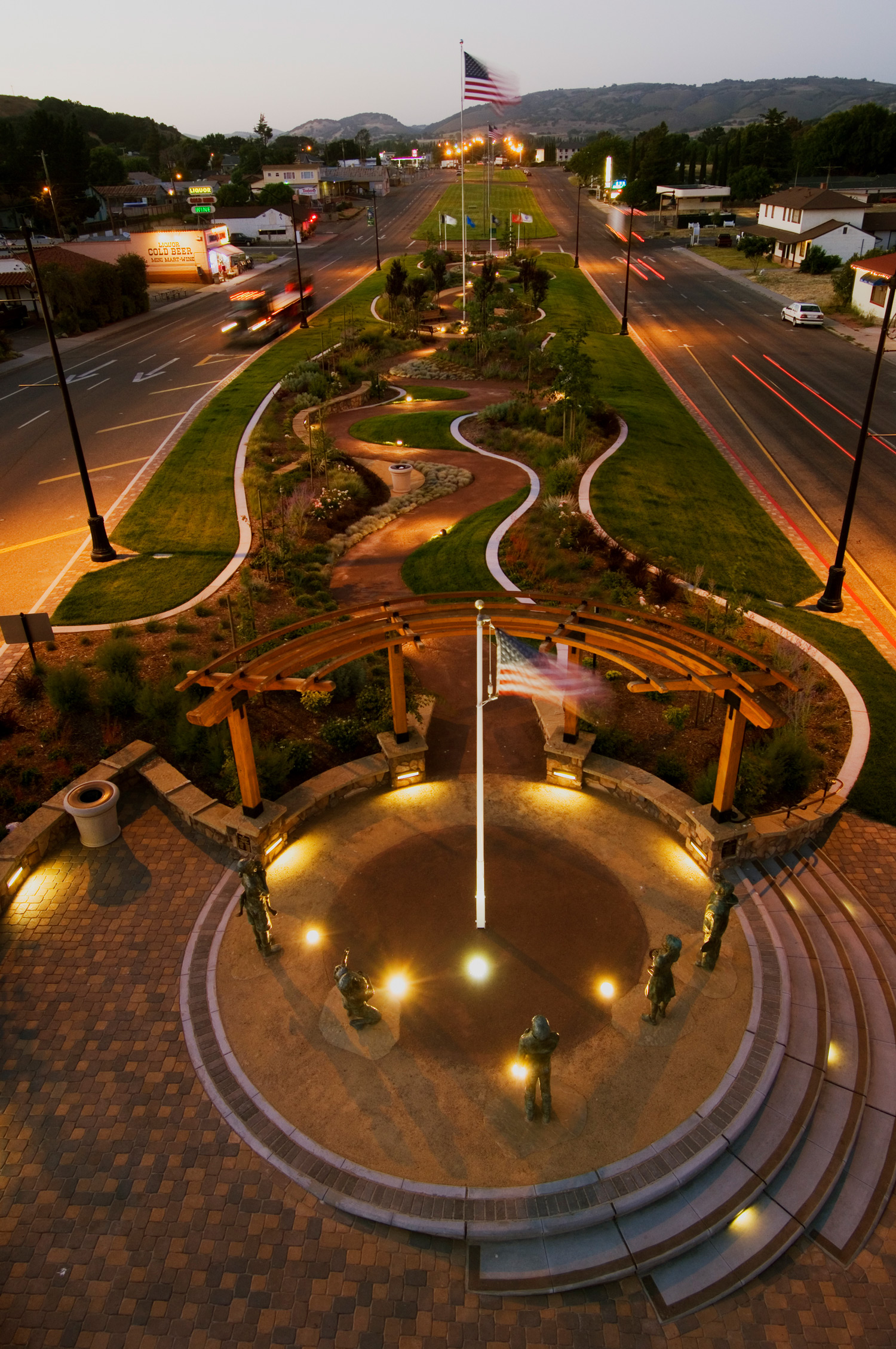 Avenue of the Flags, Buellton