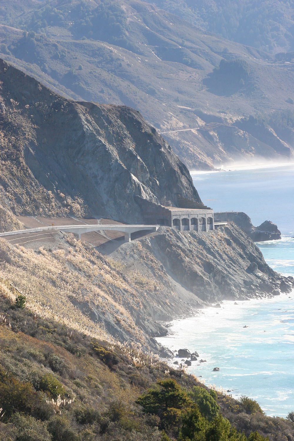 Pitkins Curve Road Bridge and Rock Shed at State Route 1