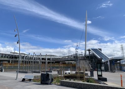 Warm Springs Bay Area Rapid Transit (BART) West Access Bridge and Plaza